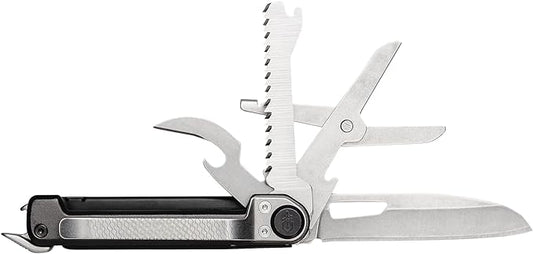 Gerber Gear Armbar Scout 7-in-1 Multi-tool - 2.5" Plain Edge Blade, Hammer, Scissor, Saw - EDC Gear and Equipment - Onyx