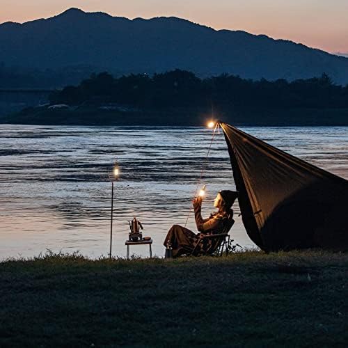 HOTO Flashlight Duo, USB-C Rechargeable, Dual Light Source, Colorful Ambient Light, SOS & Strobe, 1000 Lumens, Multifunctional Hanger, Magnetic Absorption, 65h Long-Lasting