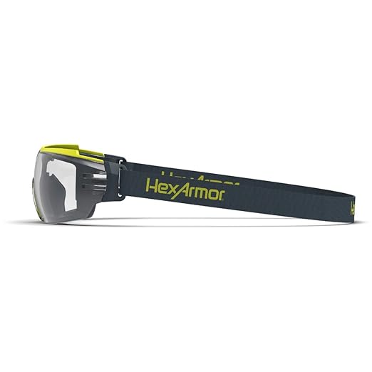 HexArmor MX350 Clear Anti Fog Eyewear with Gas Resistant Neoprene Strap