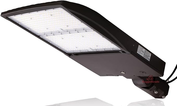 High Voltage 277-480V - 42,000 Lumen - 300 watt - Slip FIT Mount - NextGen III LED Shoebox Lights - Dimmable - Brown Housing