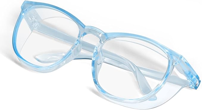 MORK&SUKY Safety Glasses, Stylish Goggles With No Fog Lense, Alternatives To Regular Protective Eyewear For Lab and Nursing.