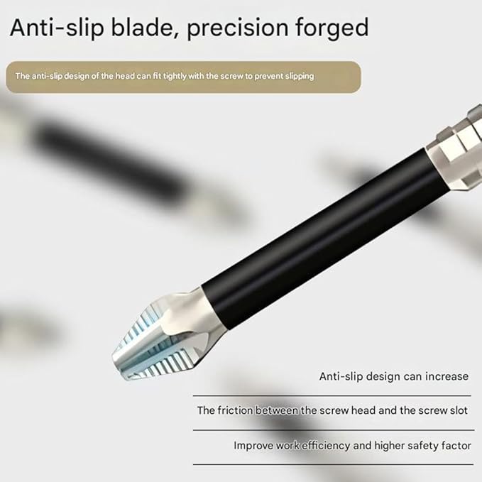 High Magnetic Screwdriver Drill Bit Set, Anti Slip Magnetic Electric Screwdriver Set for Impact Driver, Upgrade Strong Magnetic Durability Screwdriver Drill Bit Set, 25 50 65 70 90 150mm (2 Set)
