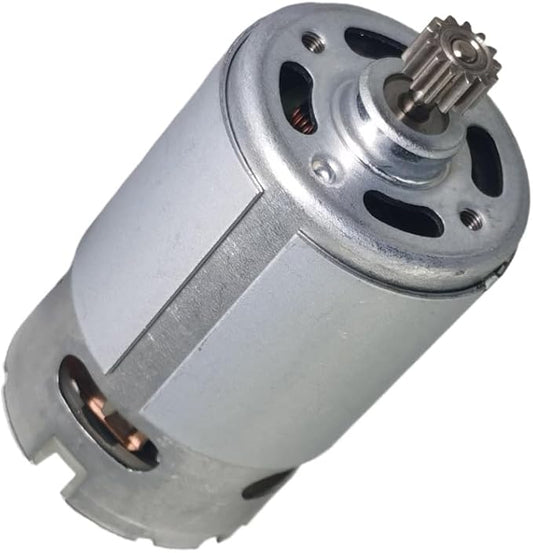 RS550 14.4V 13 Teeth (Φ9.2mm) Motor Replacement for Rechargeable Drill, 9.6-25V 9-15 Teeth 25000 RPM Motor for DIY Projects and Screwdriver