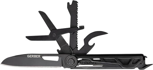 Gerber Gear Armbar Scout 7-in-1 Multi-tool - 2.5" Plain Edge Blade, Hammer, Scissor, Saw - EDC Gear and Equipment - Green