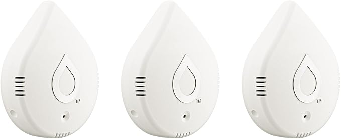 Flo by Moen Smart Water Detector, 3-Pack with Leak Sensing Cable (6-ft)