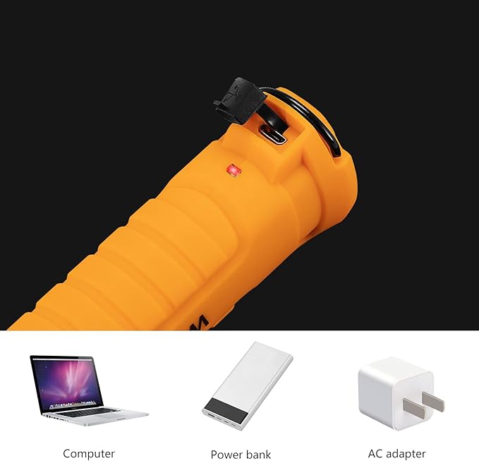 4 Pack WorkLights Tools for Mens Dad Gift,LED Rechargeable Magnetic Flashlights with Hook 360° Rotate 5 Modes Emergency Light for Mechanic, Automotive,Camping and Christmas Birthday Gift