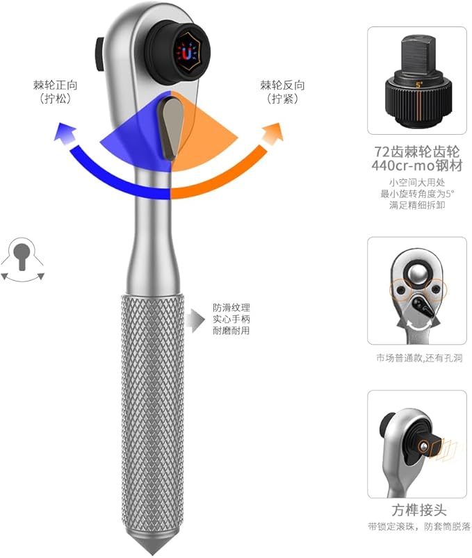 ratchet screwdriver set, magnetic screwdriver set, DIY combination soft shaft, suitable for furniture assembly, electrical maintenance, bicycle tools