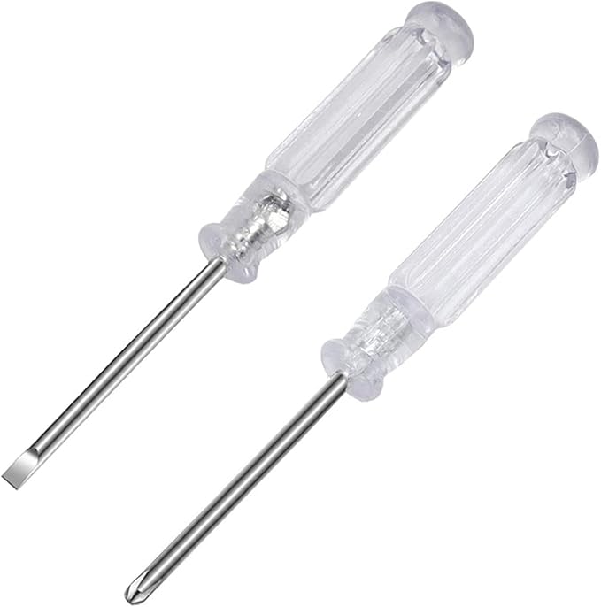 Cross/Slotted Screwdriver, 3.8 Inch steel For Disassemble Small Item Repair Tool Screwdriver Accessories (Cross Screwdriver)
