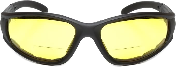 Calabria 23BF Sportster BiFocal Reading Safety Glasses Men Women UV Protection Wind Debris Anti Fog Slip Nylon Shatterproof