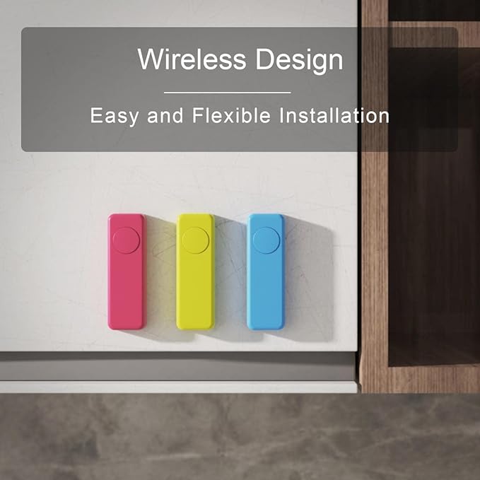 THIRDREALITY ZigBee Smart Button 3 Pack, Red Blue Yellow, 3-Way Remote Control, Require Zigbee hub, Work with SmartThings, Aeotec, Hubitat, Home Assistant, Third Reality Hub, Battery Included.