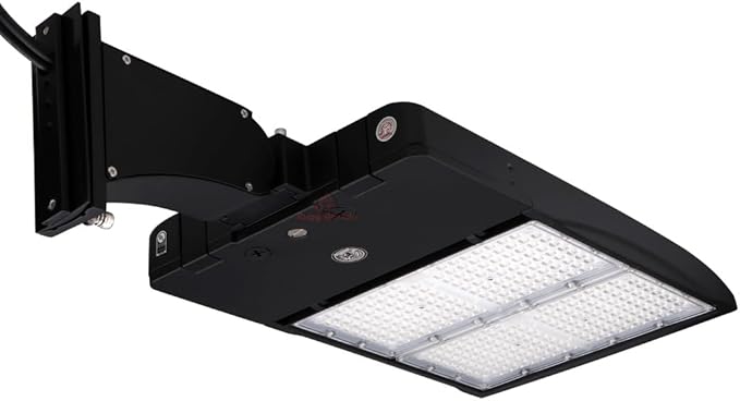 RuggedGrade 300 Watt - NextGen IV Series LED Parking Lot Lights - 45,000 Lumen - 5000K - Arm Mount - Black