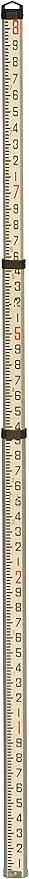 Johnson Level & Tool 40-6862 Aluminum Grade Rod, 8', 1 Rod
