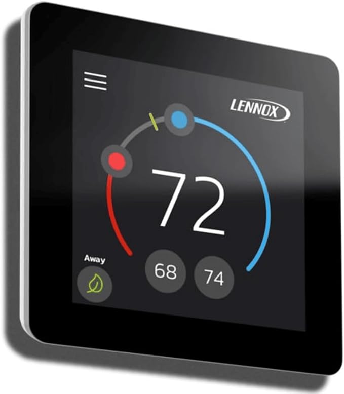 Lennoxe L40 Dual Fuel 1 Stage Heat 1 Stage Cool Touchscreen Smart Programmable WiFi Thermostat with Auxiliary/Emergency Heat Options