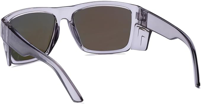 UV400 Polarized Safety Sunglasses – ANSI Z87.1 Certified, 100% UV Protection, Anti-Glare, Impact Resistant