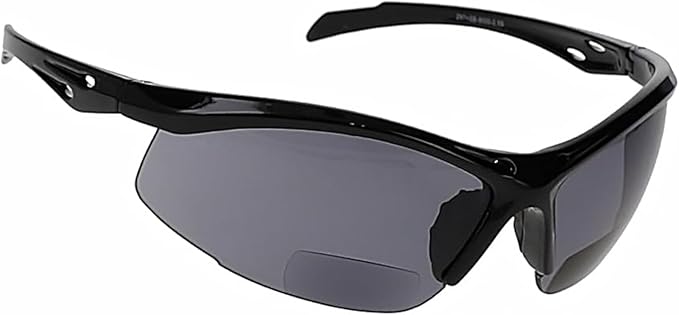 Bifocal Safety Glasses - Safety Glasses with Readers for Healthcare, Woodworkers, Motorcyclists, Workshop - Ansi Z87+