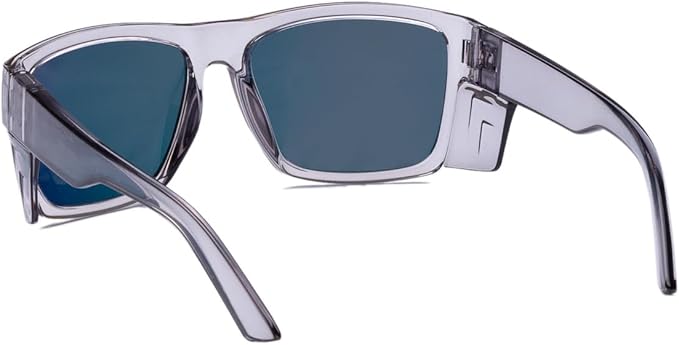 UV400 Polarized Safety Sunglasses – ANSI Z87.1 Certified, 100% UV Protection, Anti-Glare, Impact Resistant