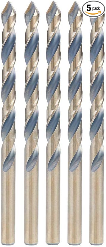 Amana Tool - (HSS1524) 1/4" Hss Plastic Drill 5 Pack