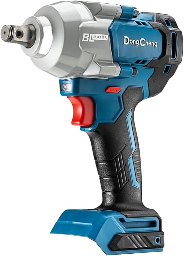 Dong Cheng 20V Brushless Impact Wrench, 515 ft-lbs High Torque, 1/2 inch 4-Speed Cordless Impact Gun, Power Wrench for Automotive Use, Bare Tool Only