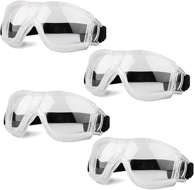 Kids Safety Goggles, Toddler Safety Glasses With UV Anti-Fog,Clear Lens Glasses Cleaning Cloth Included