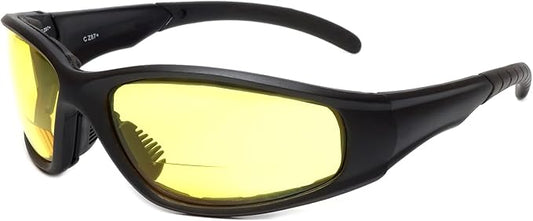 Calabria 23BF Sportster BiFocal Reading Safety Glasses Men Women UV Protection Wind Debris Anti Fog Slip Nylon Shatterproof