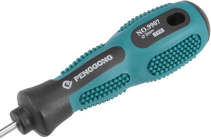 uxcell Phillips Screwdriver #0 5 Inch & #1 12 Inch Round Shaft Non Slip Comfortable Handle