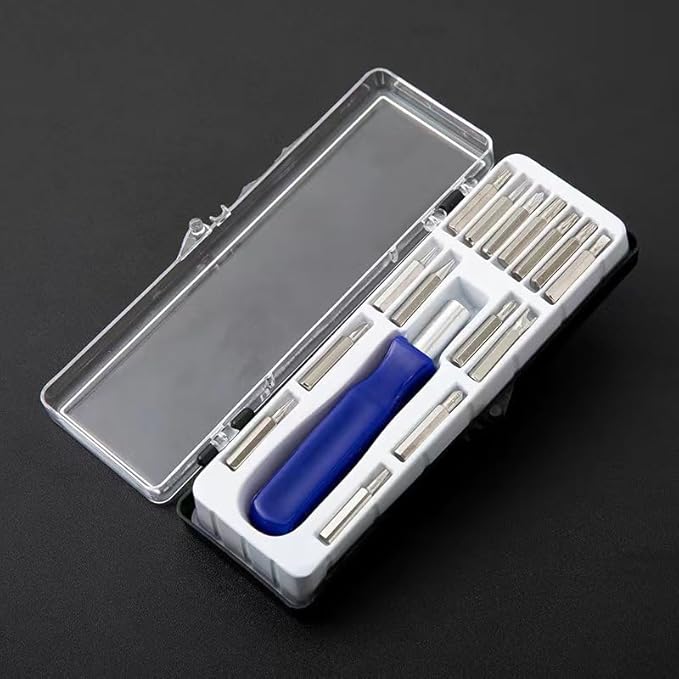 16 in 1 Premium Precision Screwdriver Set, Small Pocket Screwdriver Set with Phillips Flathead Tox Screwdriver Bits, Mini Screwdrivers Kit for Electronics, PC,Laptop,Watch, Eyeglass Repairing Tool