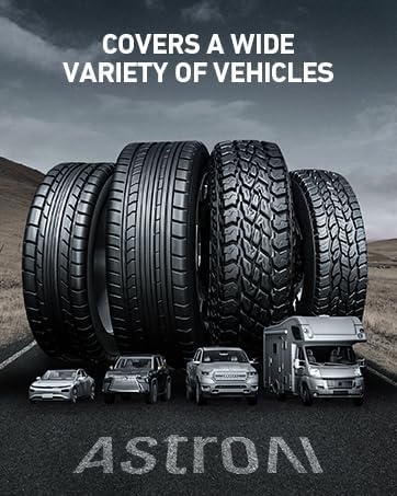 AstroAI Air Compressor Tire Inflator Portable Air Pump for Car Tires, 12V DC Integrated Metal Structure Tire Pump 160PSI with LED Light for Cars, Bicycles, Motorcycles, and Other Inflatables(Blue)