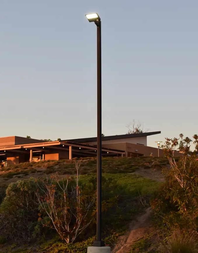 with Motion Sensor - 300 Watt LED NextGen III Shoebox Light - 42,000 Lumen - 5000K Bright White - Slip Fit - Title 24 Compliant - Dusk to Dawn Capable