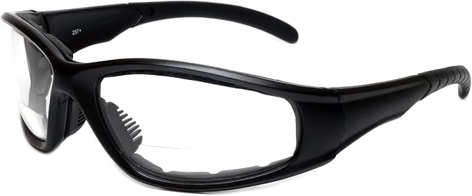 Calabria 23BF Sportster BiFocal Reading Safety Glasses Men Women UV Protection Wind Debris Anti Fog Slip Nylon Shatterproof