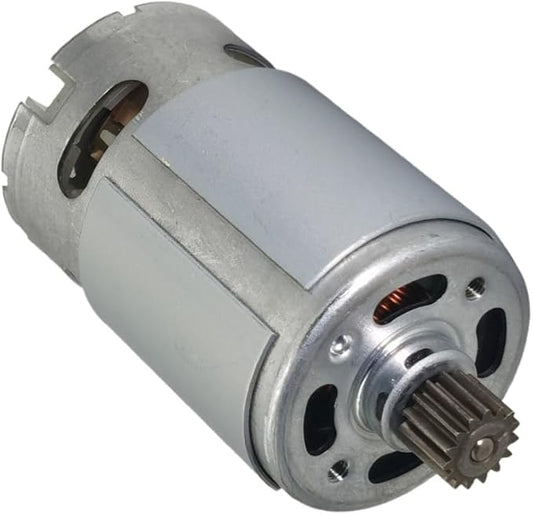 RS550 12V 15 Teeth (Φ10.4mm) Brushed Motor for Rechargeable Drill, 9.6-25V 9-15 Teeth 25000 RPM Replacement for Power Tools