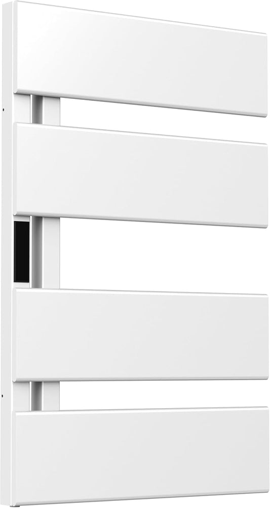 Electric Heated Towel Warmer Rack - Wall-Mounted with Timer & Temperature Control, Plug-in/Hardwired, Fast Heating, Smart Touch Panel
