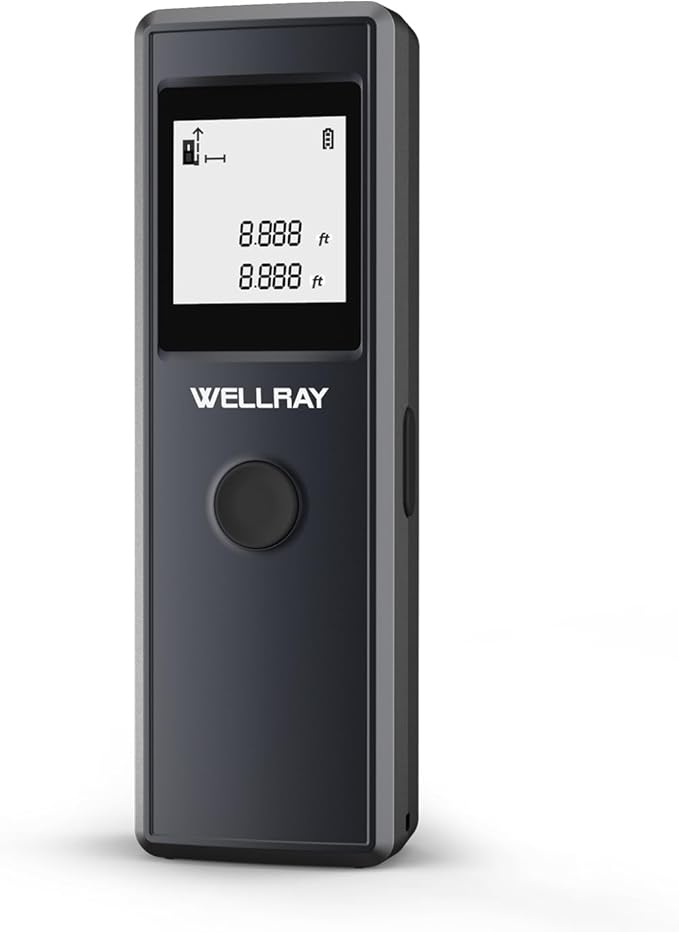 Laser Measuring Tool-165ft Range, Laser Measure with Area Volume Measurement, Portable Handheld Lazer Distance Meters for Construction & DIY