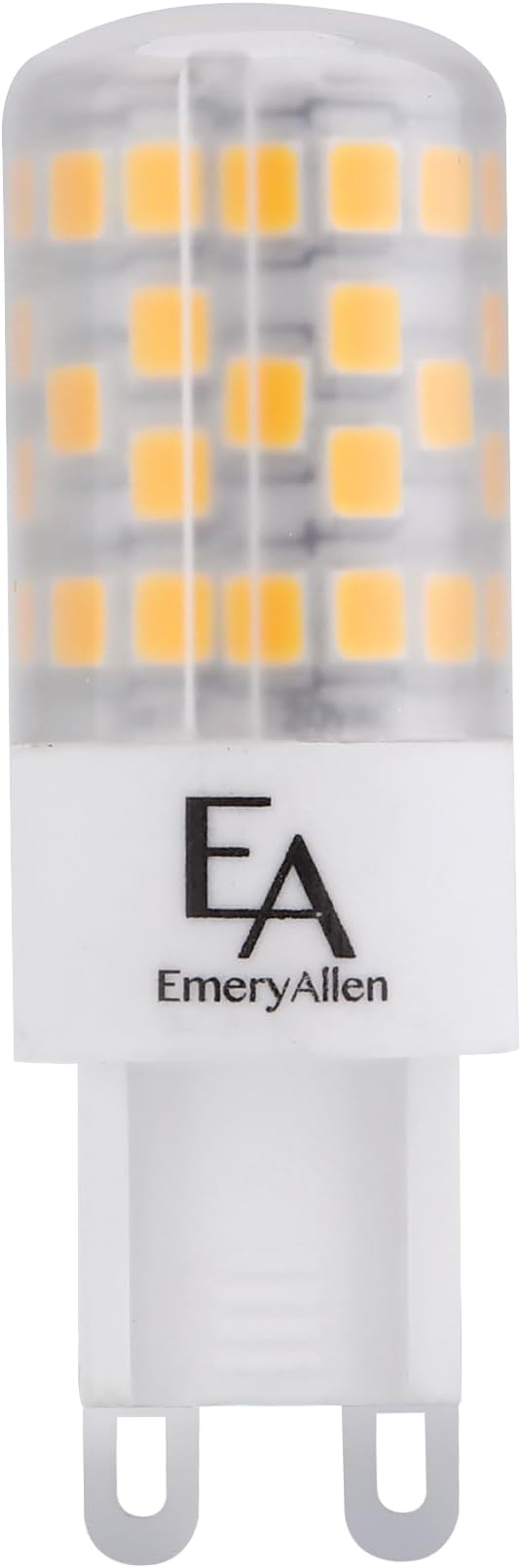 EmeryAllen G9 Base, 4.5Watt (50W Equivalent) Dimmable Miniature Bi-Pin | JA8 Compliant LED Light Bulb |120V - 450 Lumens |2700K | 1 Pcs