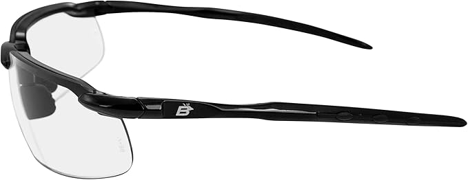 Birdz Eyewear Skyline ANSI Z87.1+ Safety Transition Sunglasses Anti-Fog, UV, Black