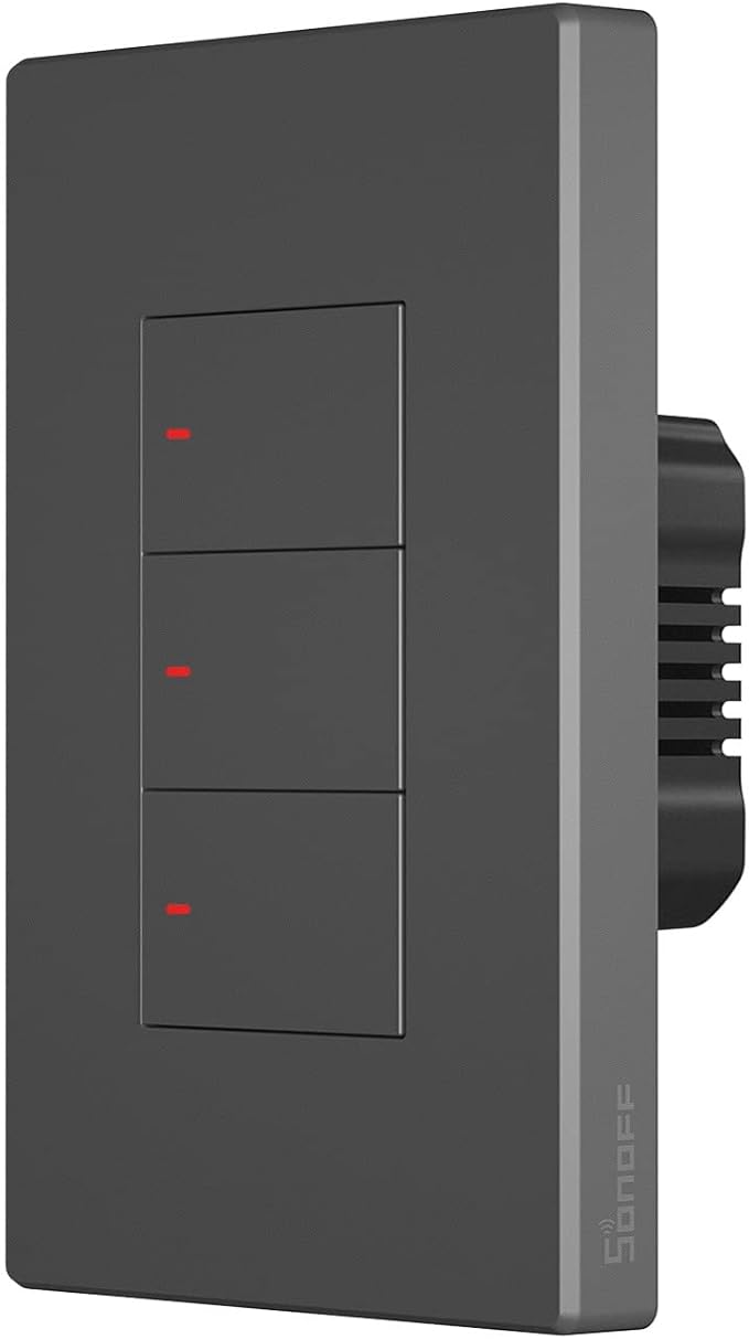SONOFF Smart Light Switch, 2.4GHz WiFi, Neutral Wire Required Interruptor Inteligente, Voice Control with Alexa and Google Home, M5 3C