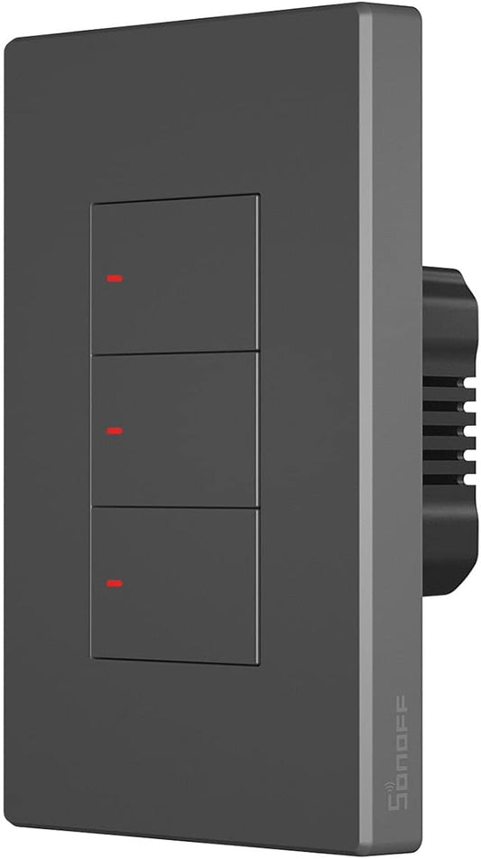 SONOFF Smart Light Switch, 2.4GHz WiFi, Neutral Wire Required Interruptor Inteligente, Voice Control with Alexa and Google Home, M5 3C