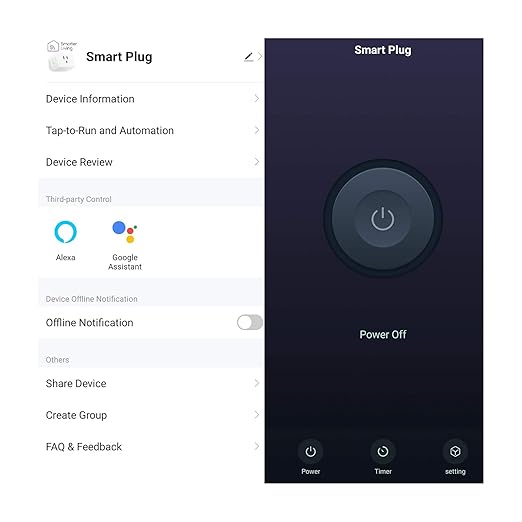Smarter Living - WiFi Smart Plug ( 4 Pack), Voice Control with Alexa & Google Home, Works with Smart Life and Tuya, 15amp 1800 Watts, No Hub Required, Supports All WiFi Networks