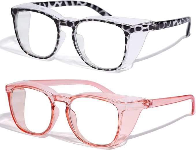 Safety Glasses Anti Fog Clear Blue Light Blocking Eye Protection Nurse Goggles for Women Men