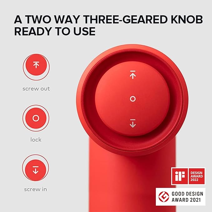 HOTO Electric Screwdriver with Storage Bag, 3.6 V Screwdriver Set Rechargeable USB-C, 5 N.m Torque, 2000mAh Battery, LED Light & 10 Pcs Bits for Furniture/Electrical Repairs, Night Blue