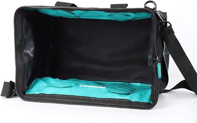 Prowin 16-inch Wide Mouth Tool Bag Multi-pocket Tool Organizer with Adjustable Shoulder Strap, Tool Tote Bag for Men