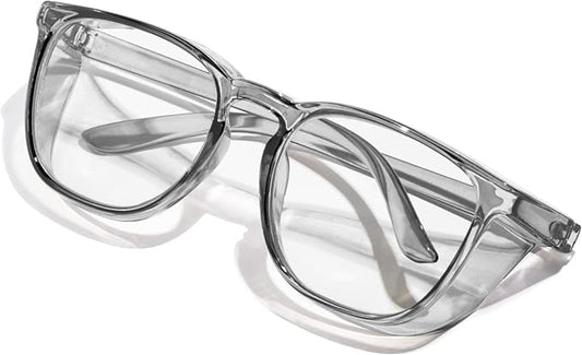 Safety Glasses Anti Fog Clear Blue Light Blocking Eye Protection Nurse Goggles for Women Men
