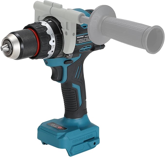 1/2" Brushless Cordless Impact Drill for Makita 18V Battery, 1416 In-lbs (160N.m) Electric Impact Driver Gun, Gyroscope Sensor Anti-Twist Protection