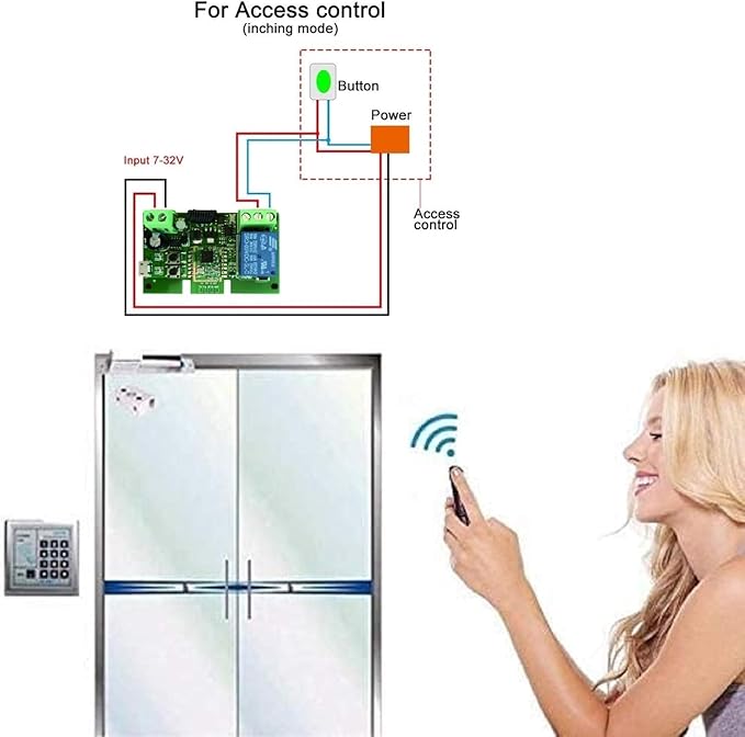 1 CH ZigBee Smart Relay Switch,USB 5V AC DC 7-32V, Work with SmartThings, Tuya (Requires ZigBee Hub)