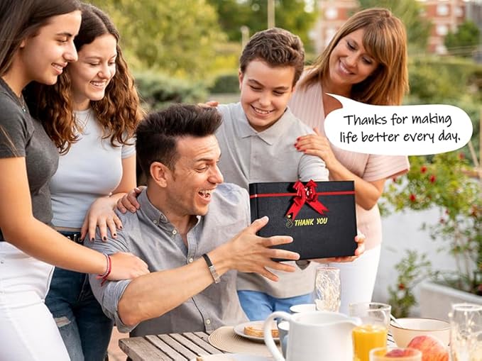 Multitools Gift Set “THANK YOU”, 14-in-1 Multi-tool Pliers & Pocket Knife Set with Keychain Tag, 3-Piece EDC Kit for Camping, Hiking - Premium Gift Box for Birthday, Christmas, Thanksgiving Day