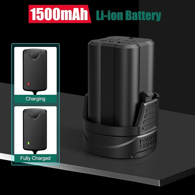 HYCHIKA Upgraded Power Drills Cordless Sets with Charger, Brushless, Compact Drill, with 1 Battery