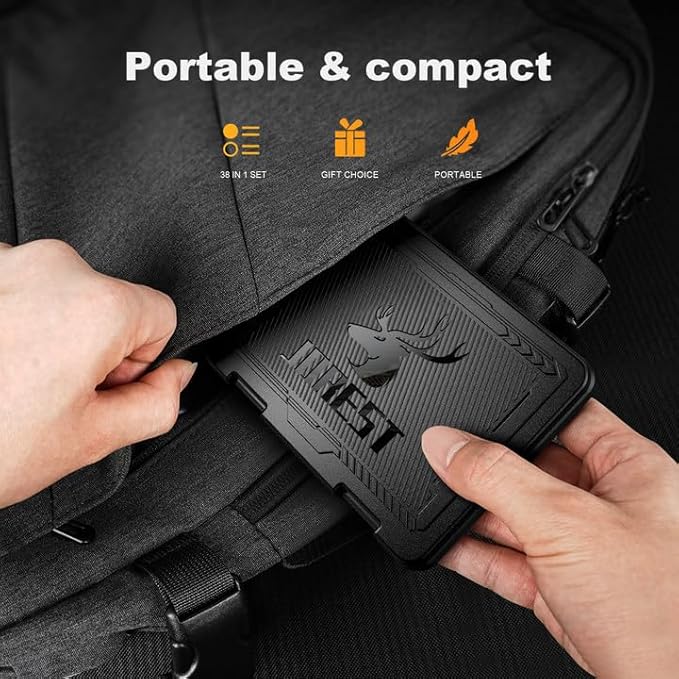 JOREST 38Pcs Small Precision Screwdriver Set (S2 Steel), Magnetic Screwdriver Set with Torx T5 T6 T8, Mini Repair Tool Kit for Macbook, Computer, Laptop, iPhone, PS4 PS5, Xbox, Switch, Glasses, Watch