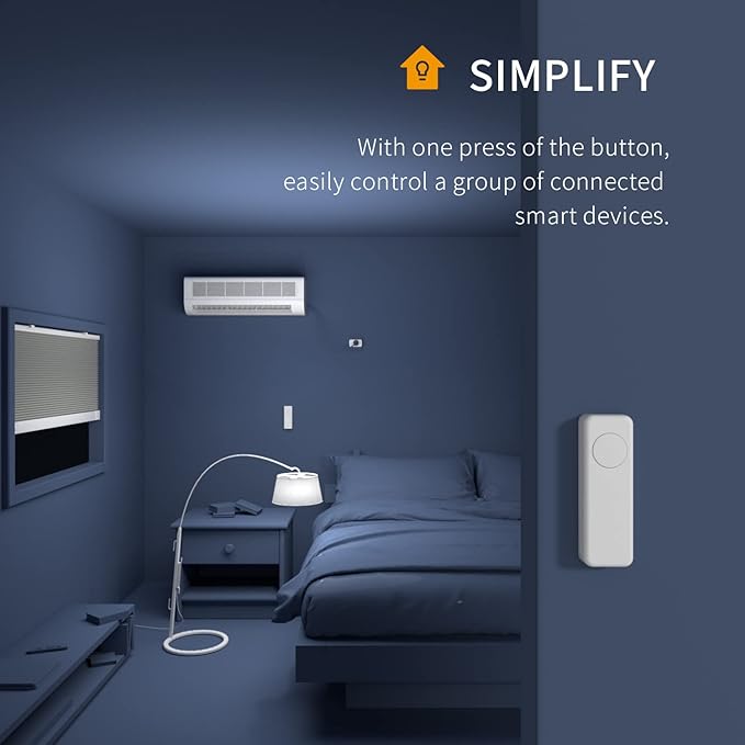 THIRDREALITY ZigBee Smart Button 3 Pack, Red Blue Yellow, 3-Way Remote Control, Require Zigbee hub, Work with SmartThings, Aeotec, Hubitat, Home Assistant, Third Reality Hub, Battery Included.
