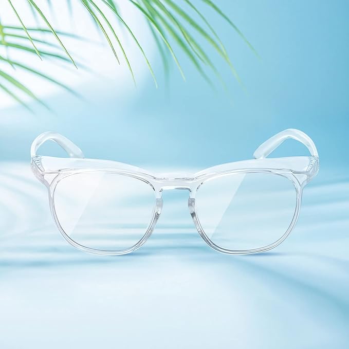 JING LEI Safety Glasses Goggles Anti-Fog UV400 Dust Protection Fashionable Pollen Glasses Lab Goggles for Women & Men