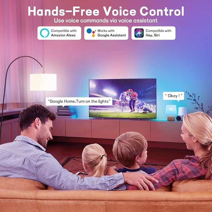 Smart Light Bulbs,Full Color Changing Dimmable LED Bulb,Compatible with Alexa and Google Assistant,UL FCC Certified,2.4GHz WiFi+Bluetooth LED Light Bulbs, Music Sync Smart Home Lighting (10)