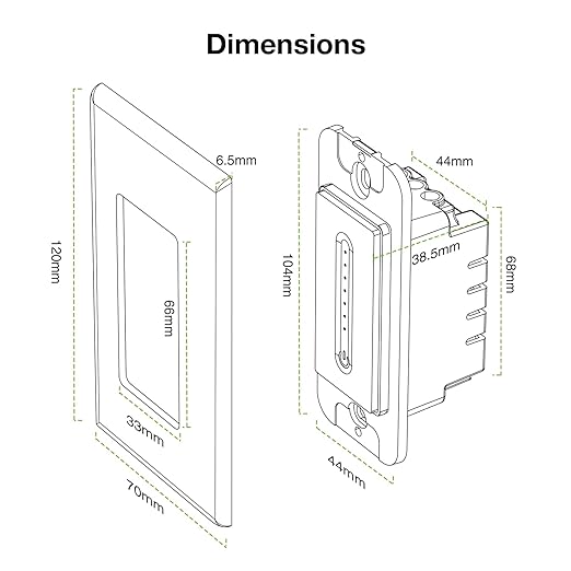 GHome Smart 3 Way Dimmer Smart Switch Can Work Separately Or Work with Traditional 3-Way Switch, Compatible with Alexa, Google Assistant, Neutral Wire Required, 2.4GHz WiFi Only, FCC Certified, 3 Pack